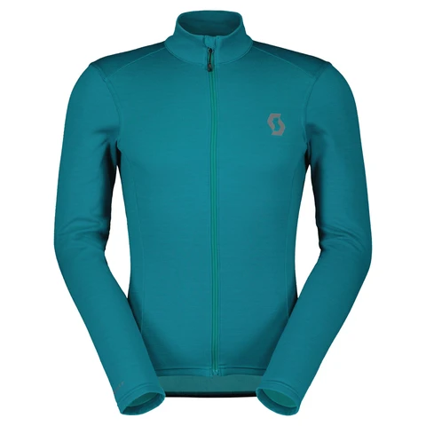 Scott Gravel Warm Merino long-sleeve Men's Shirt Winter Green 